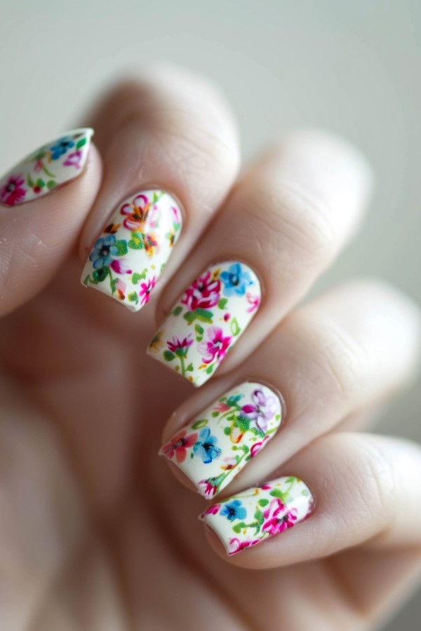 flower nails designs