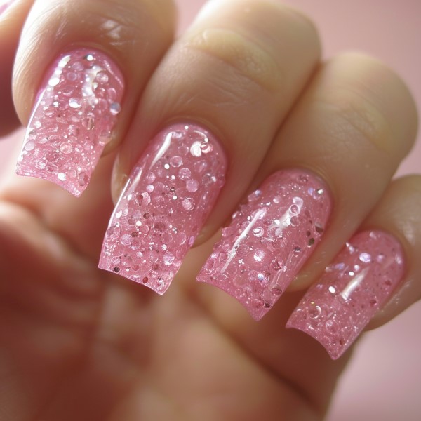 bubble fingernail design