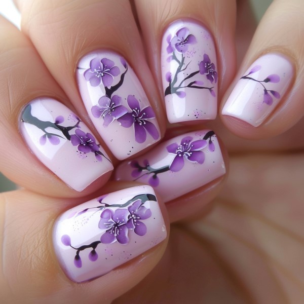 flower summer nails