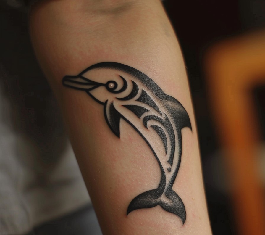 Tribal Dolphin Tattoo