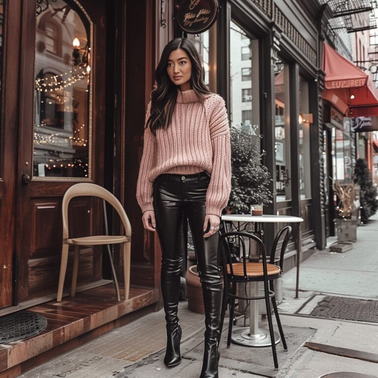 Unique Outfit Ideas for Faux Leather Leggings and Pants