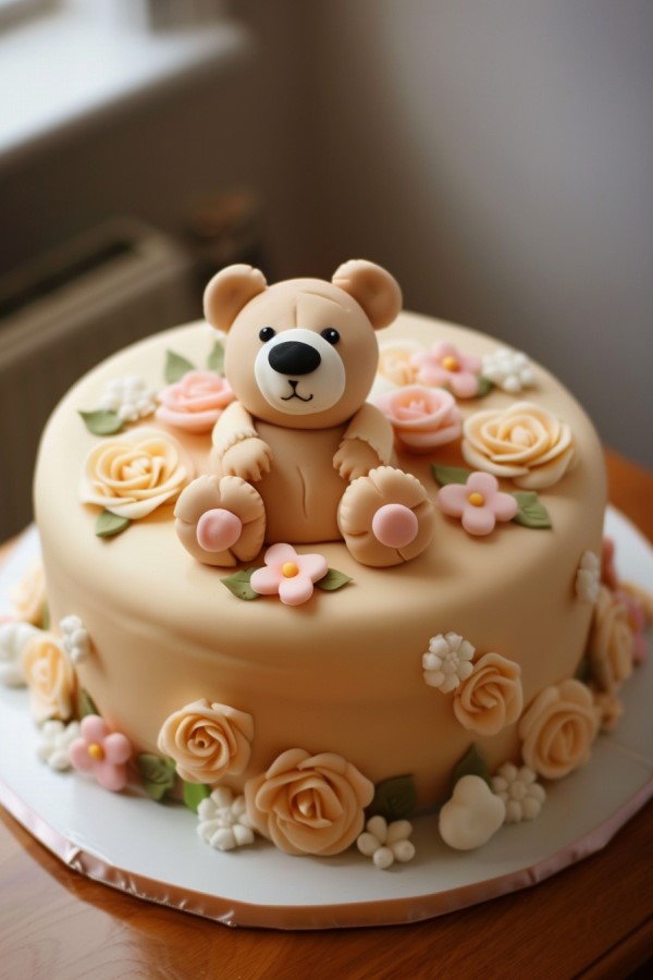 Toy Bear Birthday Cake