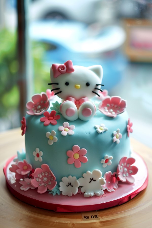 Hello Kitty Birthday Cake