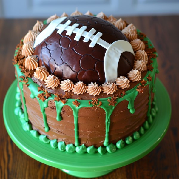 Football Birthday Cake