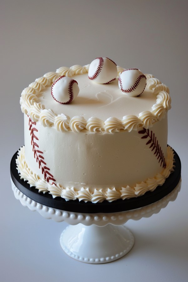 Baseball Birthday Cake