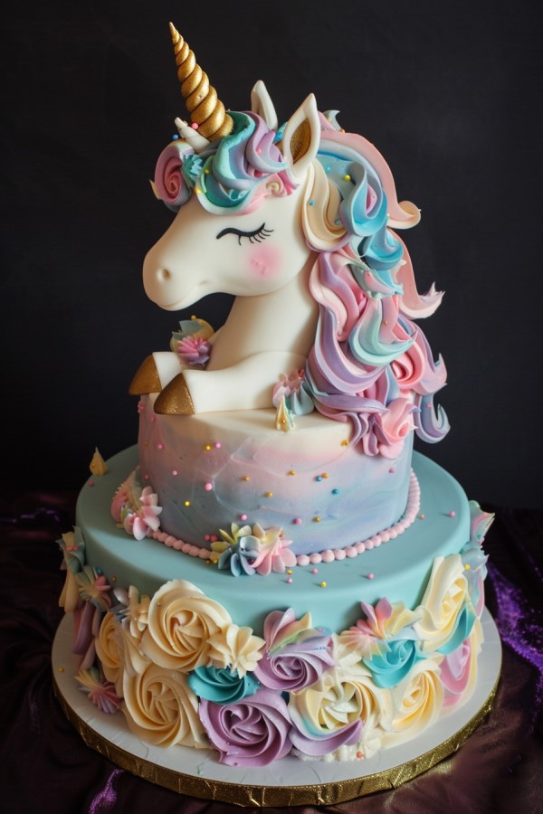 Unicorn Birthday Cake