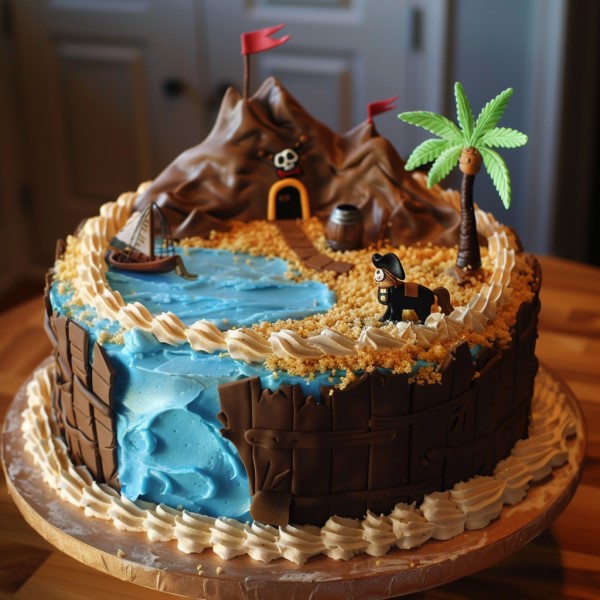 Pirate Birthday Cake