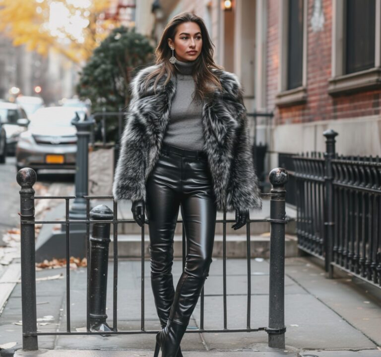 The Ultimate Fall Fashion Comeback of 2024: Leather Pants are Back in Multiple Styles
