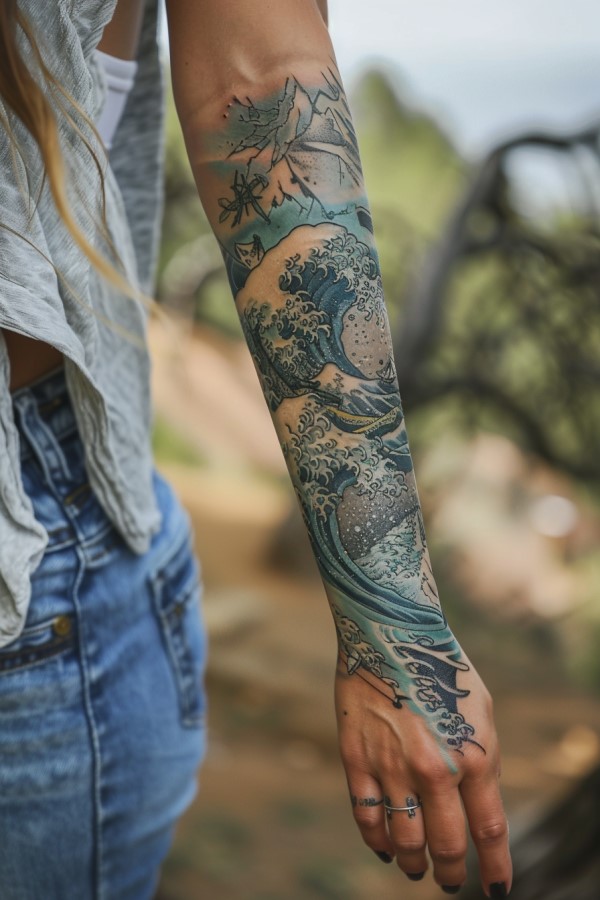 Ocean Tattoo Designs for Women