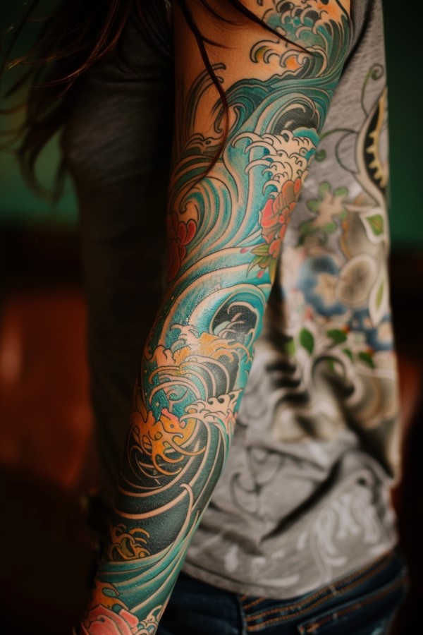 Ocean Tattoo Designs for Women