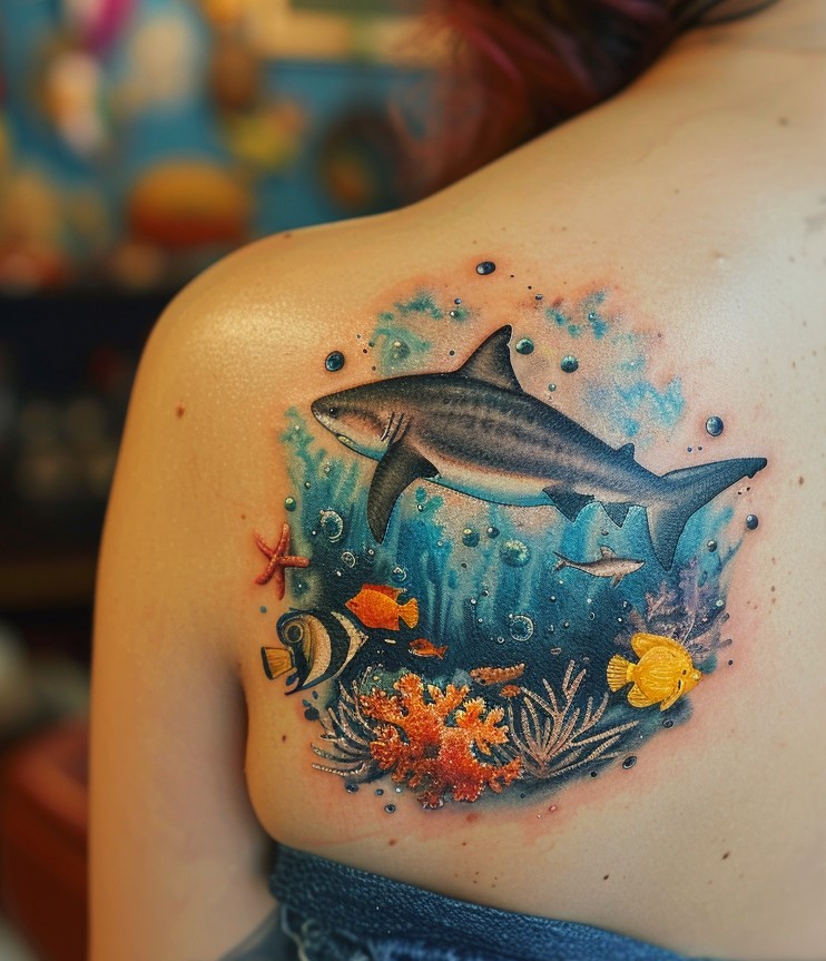 Ocean Tattoo Designs for Women