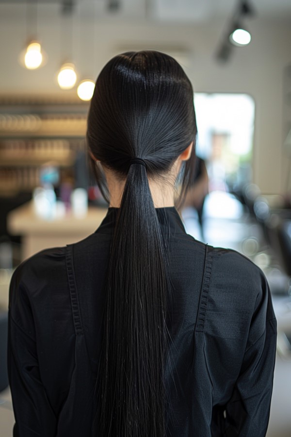 Sleek Ponytail