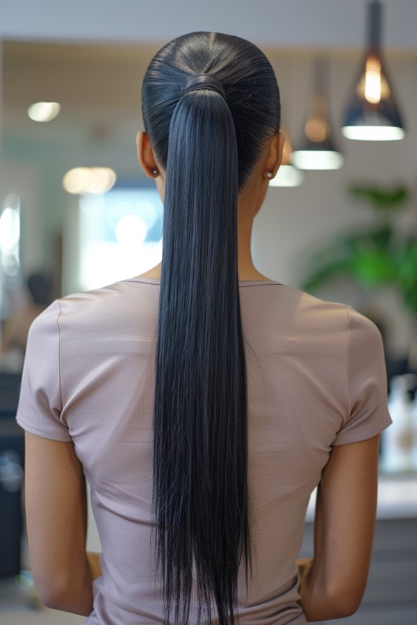 Sleek Ponytail