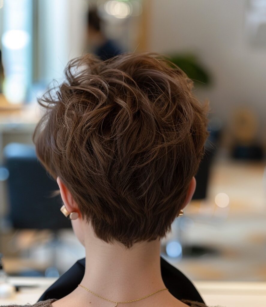 Woman with a Pixie Haircut