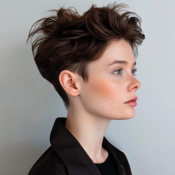 Low Taper Hairstyle for Women