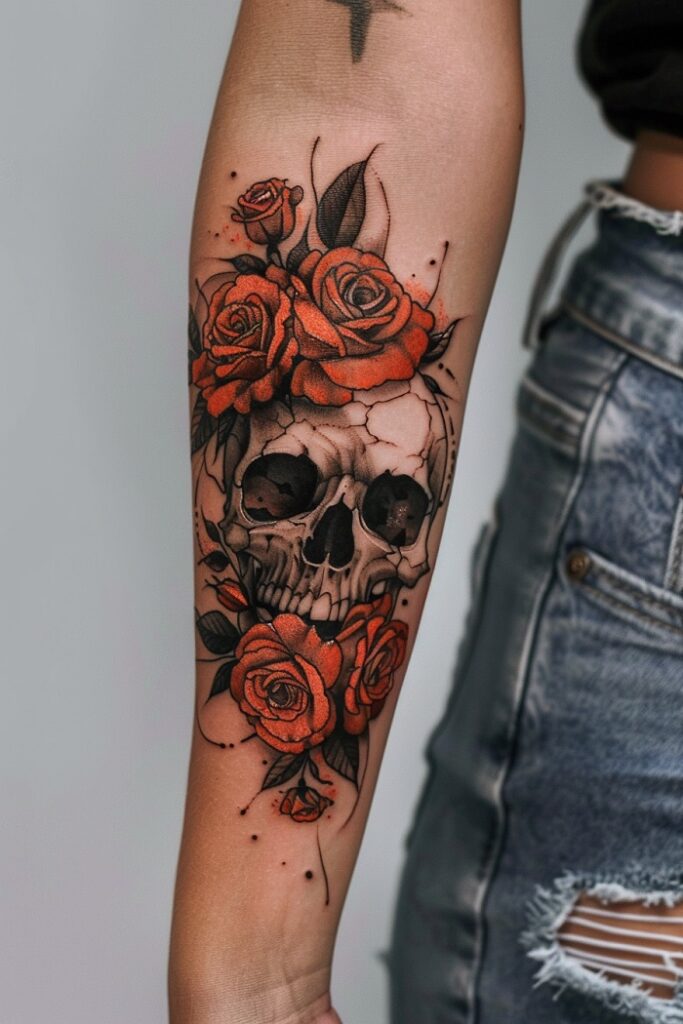 Dark feminine tattoo