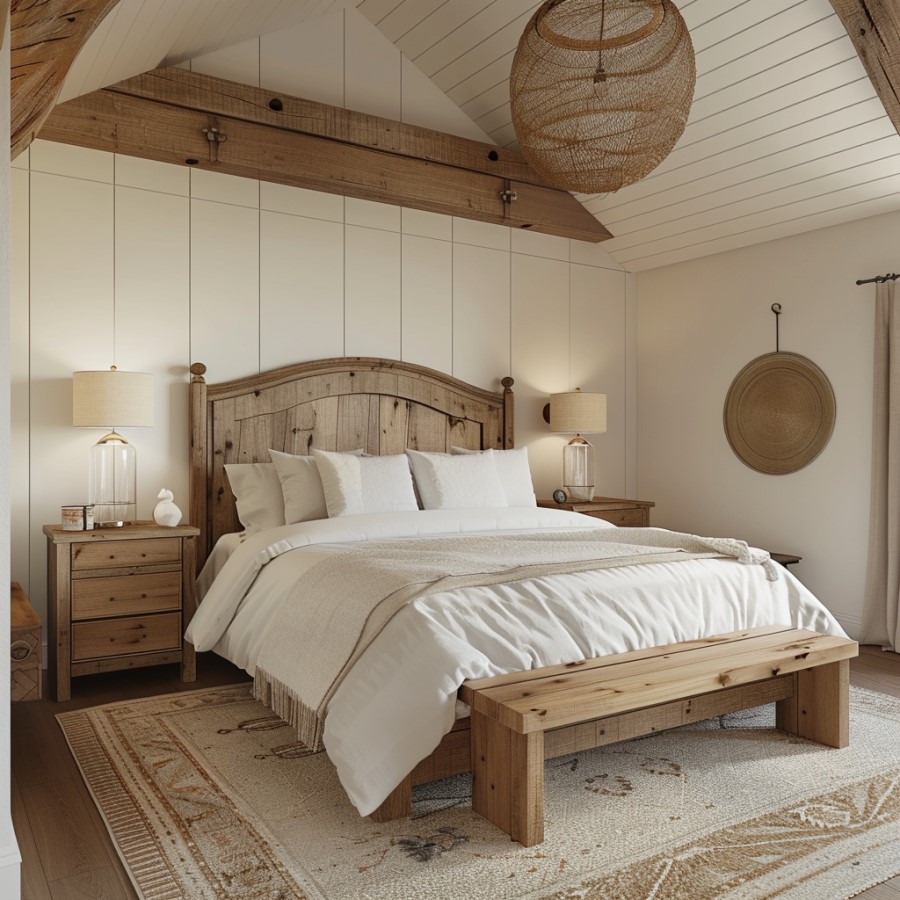 Farmhouse Bedroom Design