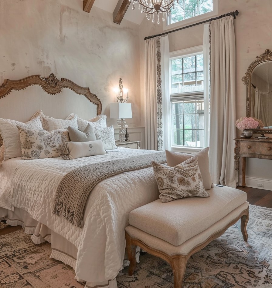 French Country Bedroom Design