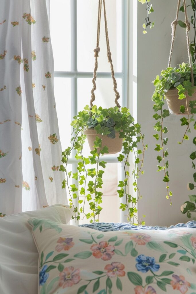 Girls Bedroom Decor Hanging Plants